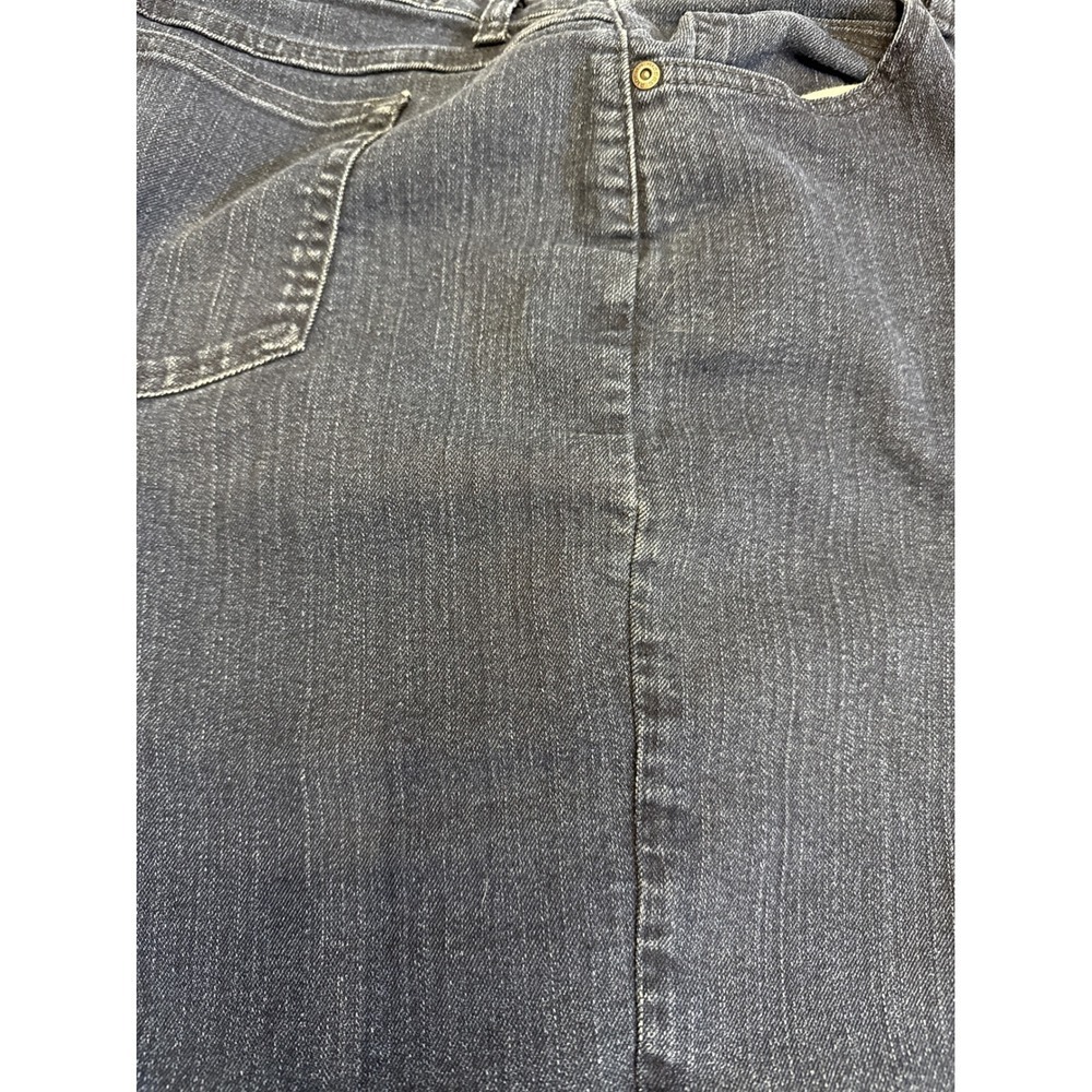 Riders by Lee Womens Dark Wash Denim Jeans Size 18P Straight Leg Mid Rise